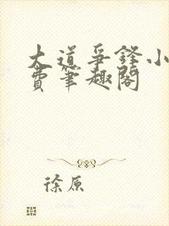 大道争锋小说免费笔趣阁