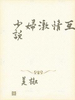 少妇激情互换小说