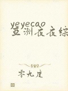 yeyecao亚洲夜夜综合久久