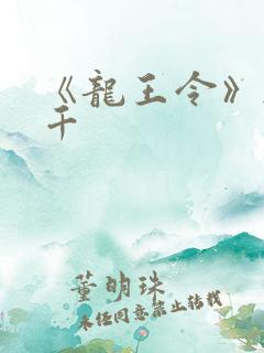 《龙王令》韩三千