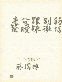 老公跟别的女人发暧昧微信