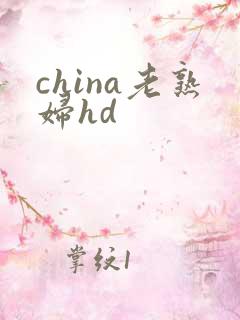 china老熟妇hd