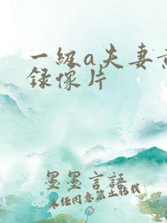 一级a夫妻黄色录像片