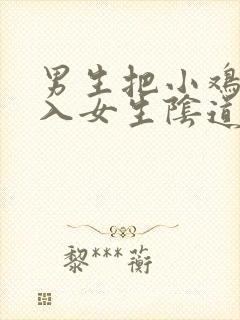 男生把小鸡鸡插入女生阴道的视频