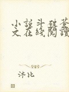 小说斗破苍穹全文在线阅读