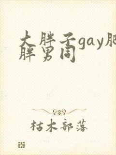 大胖子gay肥胖男同