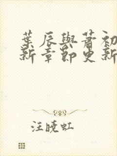 叶辰与萧初然最新章节更新