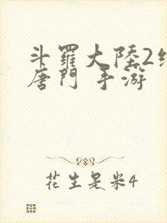 斗罗大陆2绝世唐门 手游