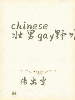chinese壮男gay野外强迫