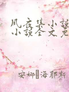 夙夜集小说原著小说全文免费阅读无弹窗