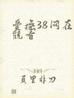 爱操38网在线观看