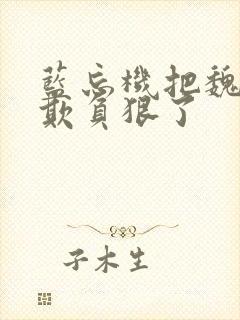 蓝忘机把魏无羡欺负狠了