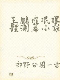 王鹏催眠眼镜之体测篇小说