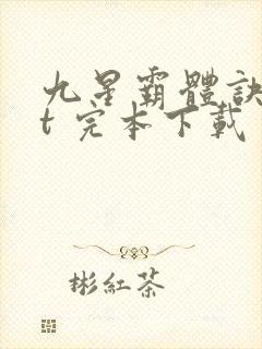 九星霸体诀txt 完本下载