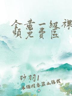 全黄一级裸片视频免费区