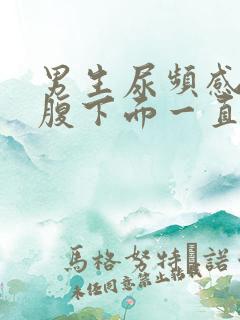 男生尿频感觉小腹下面一直有尿意