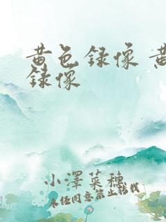 黄色录像 黄色录像