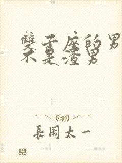 双子座的男生是不是渣男