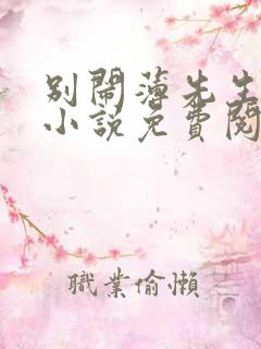 别闹薄先生正版小说免费阅读