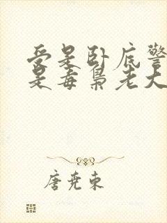 受是卧底警察攻是毒枭老大小说