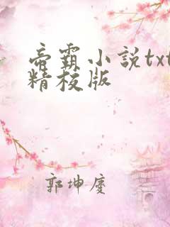 帝霸小说txt精校版