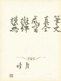 模拟成真笔趣阁无弹窗全文阅读