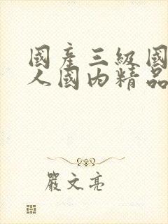 国产三级国产成人国内精品