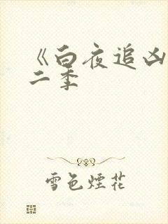 《白夜追凶》第二季