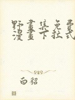 野画集免费阅读漫画下拉式