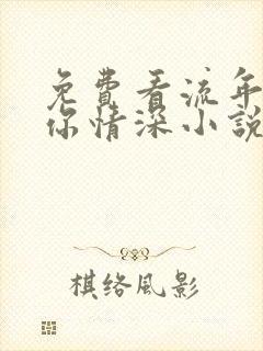 免费看流年不负你情深小说