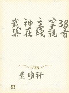 武神主宰384集在线观看免费