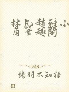 林凡赵雅小说主角笔趣阁