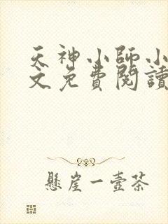 天神小师小说全文免费阅读无弹窗