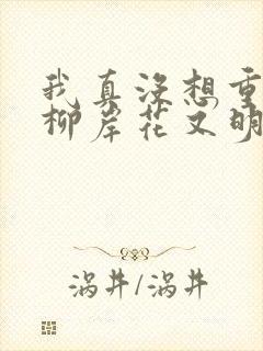 我真没想重生啊柳岸花又明txt