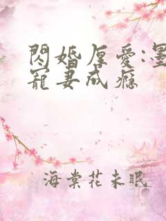 闪婚厚爱:墨少宠妻成瘾