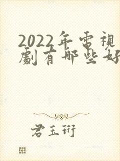 2022年电视剧有哪些好看的