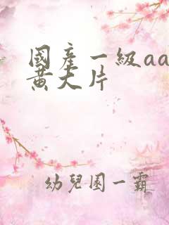国产一级aa特黄大片