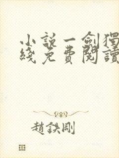 小说一剑独尊在线免费阅读