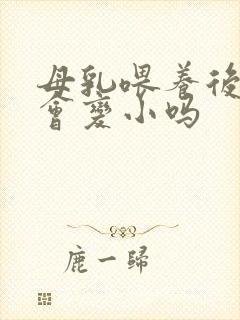 母乳喂养后胸部会变小吗