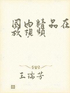 国内精品在线播放视频