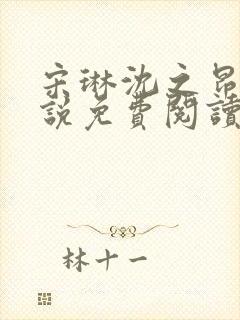 宋琳沈之昂的小说免费阅读最新章节