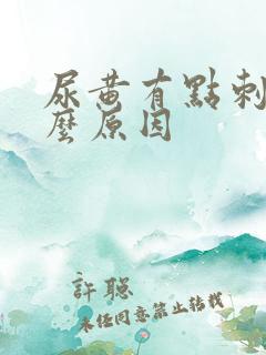 尿黄有点刺痛什么原因