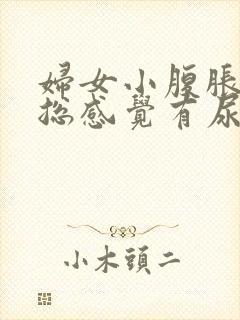 妇女小腹胀痛,总感觉有尿