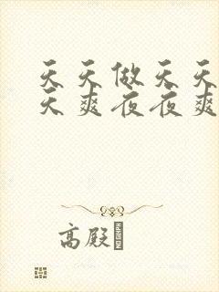 天天做天天爱天天爽夜夜爽毛片