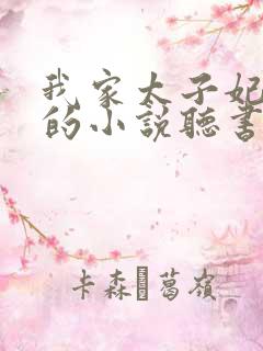 我家太子妃超凶的小说听书