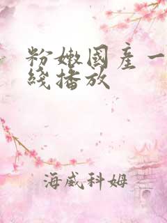 粉嫩国产一区在线播放