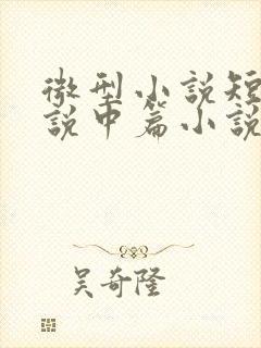 微型小说短篇小说中篇小说长篇小说的确定