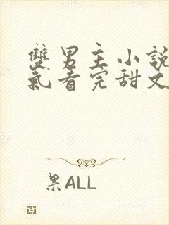 双男主小说一口气看完甜文