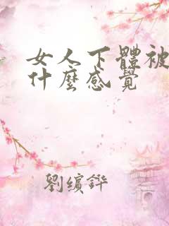 女人下体被舔是什么感觉