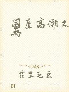 国产高潮又爽又无